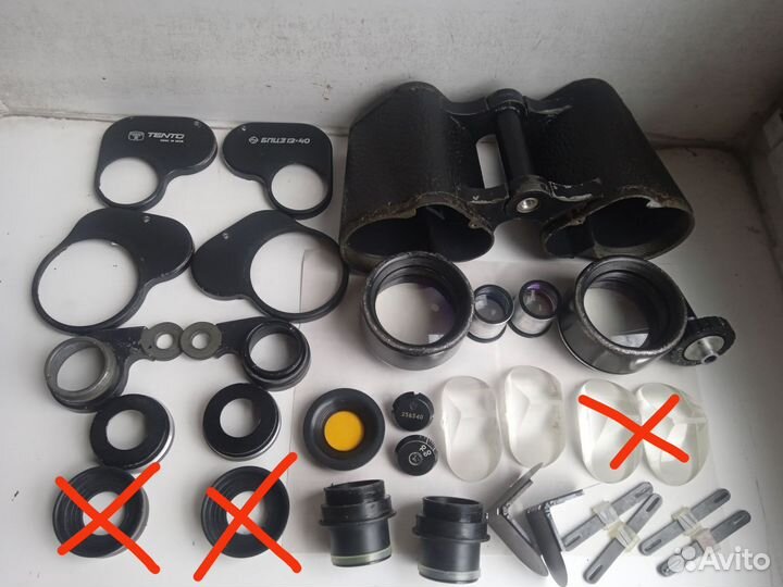 Запчасти бинокль Tento бпц 3 12х40 сомз СССР
