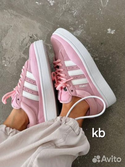 Кроссовки женские Adidas Campus Bad Bunny Pink