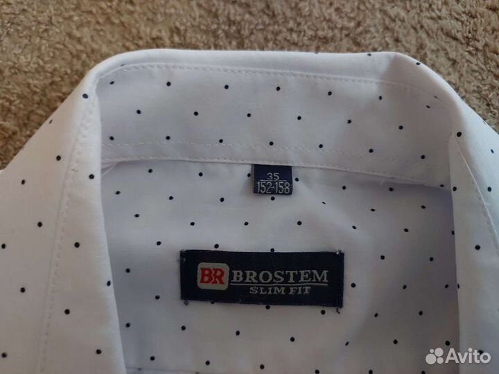 Рубашки слим fit р-р 152-158