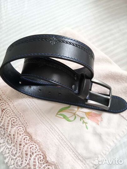 Новый женский кожаный ремень ручной работы