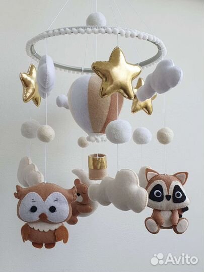 Мобиль из фетра