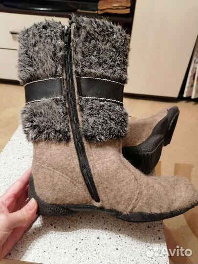 Сапоги зимние для девочки 35 размер