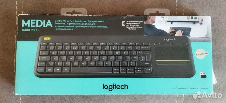 Клавиатура Logitech K400 Plus