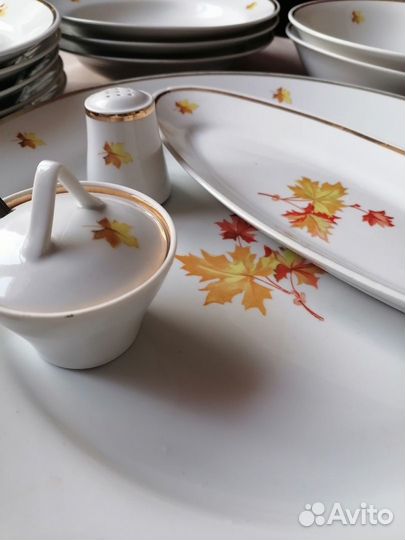Столовый сервиз фарфор Дулево 25предметов