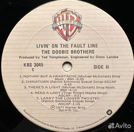 The Doobie Brothers–Livin' On The Fault Line