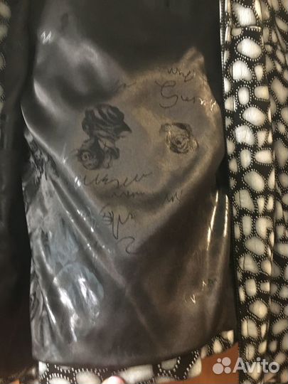 Куртка кожаная женская,р 46-48
