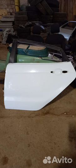 Дверь задняя левая kia rio 3 седан