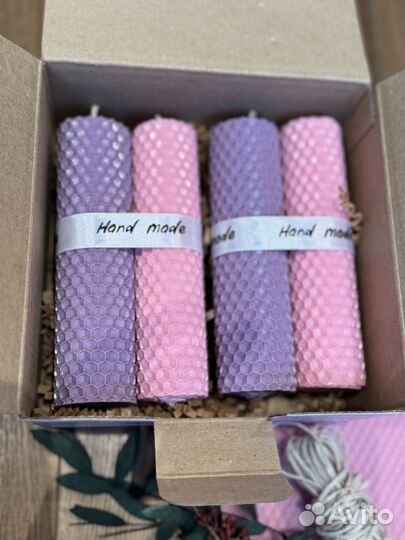 Набор свечей из вощины