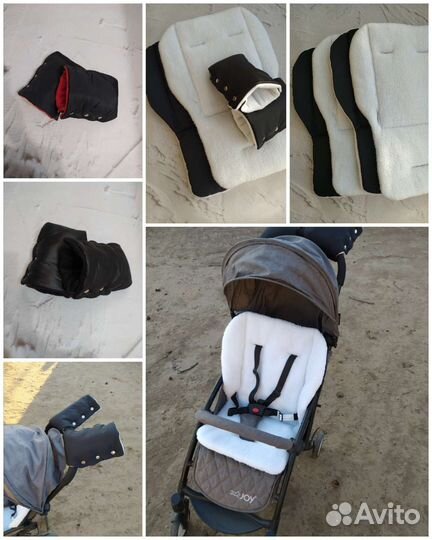 Муфты варежки для рук на коляску