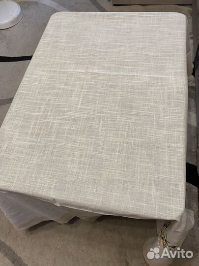 Скатерть новая лен с вышивкой 170х140