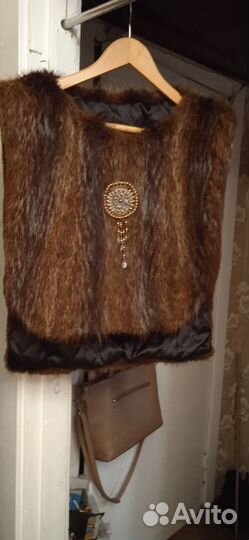 Манишка меховая