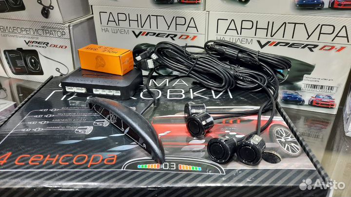 Парктроники задние на 4 шт парктроника