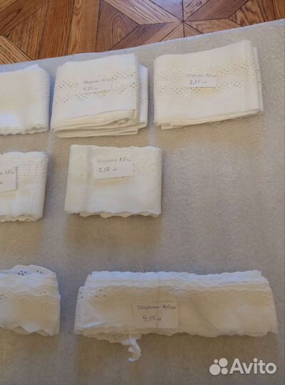 Шитьё на батисте,кружево,носовые платочки,вр.ссср