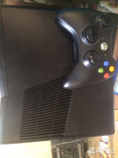 Xbox 360 slim 320gb + игры