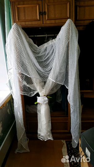 Тюль кухонная новая