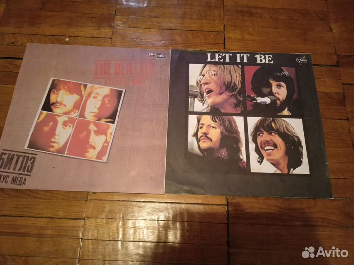 Виниловые пластинки The beatles Битлз