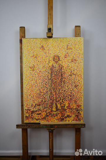 Картина «Странник», 85х60, хм, 2016г