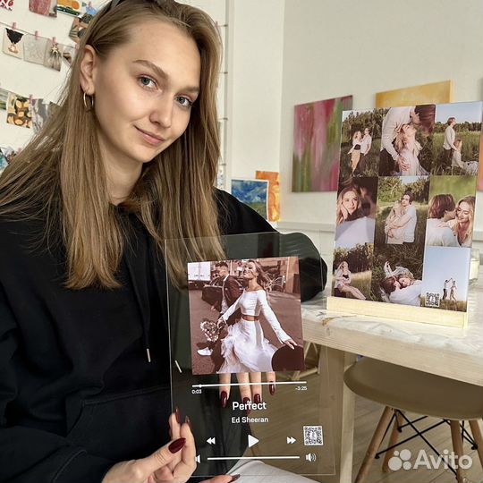 Витраж с фото / Подарок