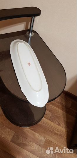 Блюдо овальное Коростеньский фарфор1997г