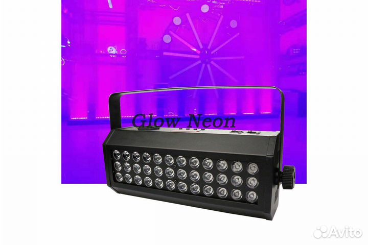 Светодиодный ультрафиолетовый прожектор bar36x3w