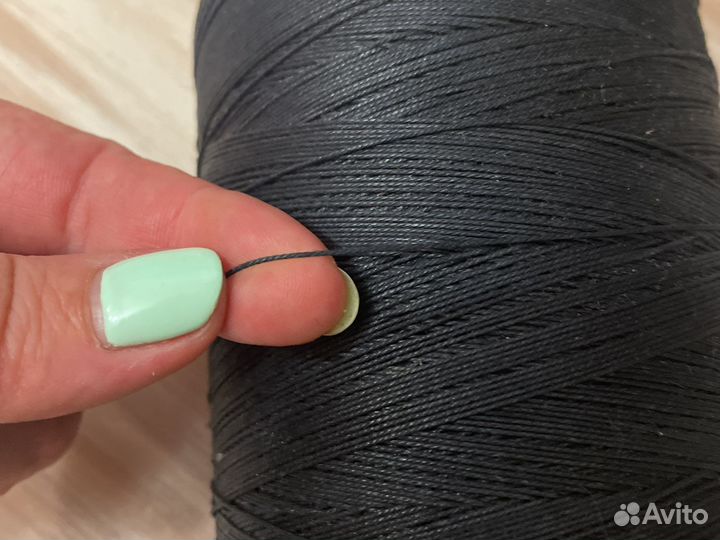 Нитки толстые на бобине для рукоделия