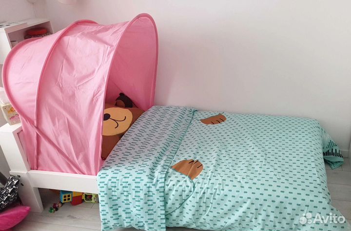 Полог балдахин для кровати, детский, розовый, IKEA