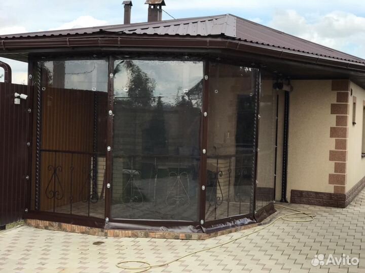 Мягкие окна для беседки, террасы от производителя