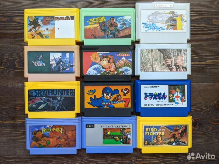 Картриджи Dendy (Remarks, Steepler, редкие)