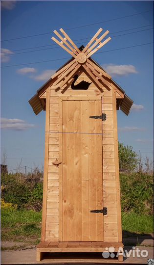 Дачный туалет деревянный JKT226