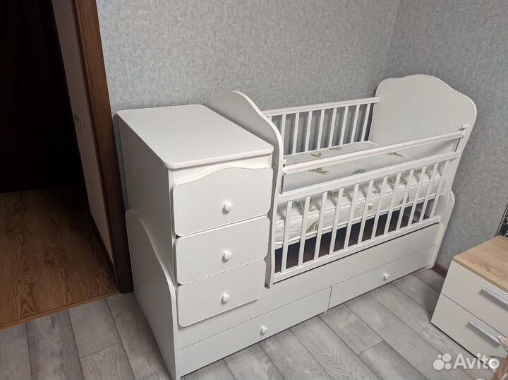 Детская кроватка трансформер 3 в 1