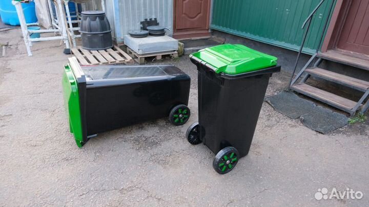 Контейнер 80 л. мусорный прямоугольный арт.543