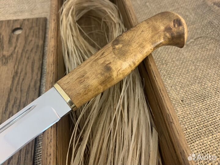 Финский нож пуукко N690 кованый для охоты