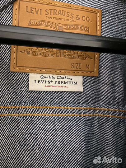 Джинсовая куртка мужская levis, размер m