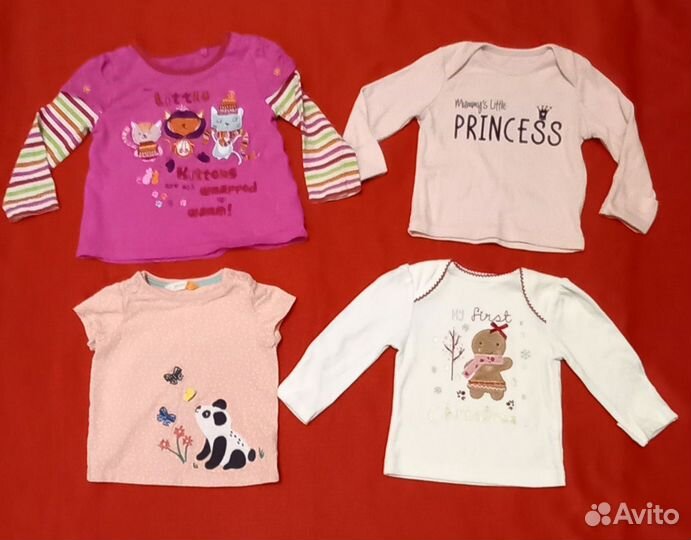 Вещи пакетом на малышку от 0 -3. 3-6, 6 - 9 мес