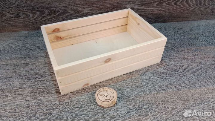 Ящик деревянный подарочный