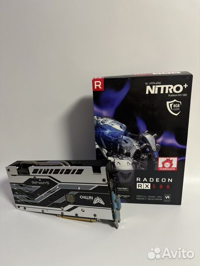 Видеокарта Rx 580 8 Gb Nitro