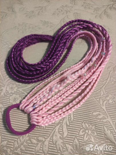 Косы на резинке