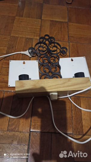 Светильник настолн гибкий и люстра, лампочки LED