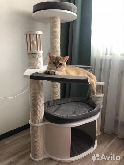 Когтеточка домик для кошки