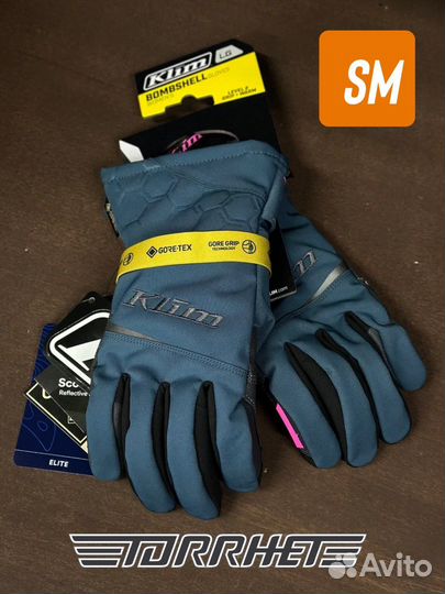 SM р-р Перчатки klim Bombshell Petrol Pink