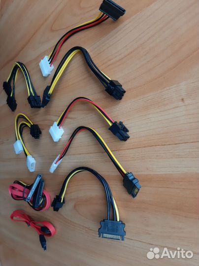 Переходники молекс сата для компьютера и видеокарт