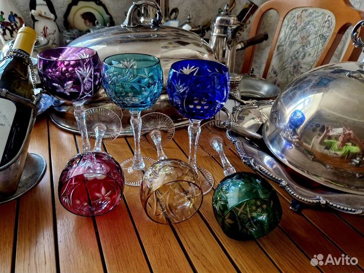 Винтаж: Цветной хрусталь (Germany)