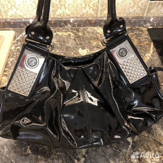 Сумка женская нат.кожа-лак,Gilda Tonelli, Италия