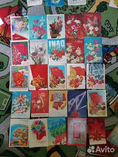 Открытки СССР подписаны