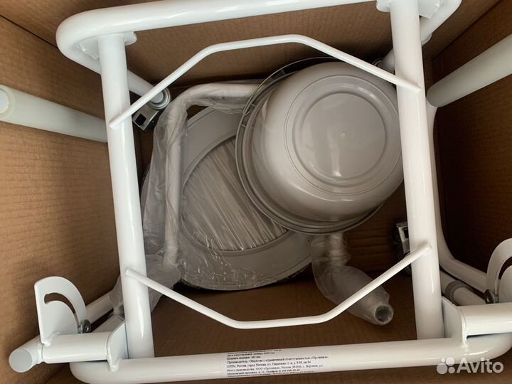 Стул санитарный с колесами Ortonica