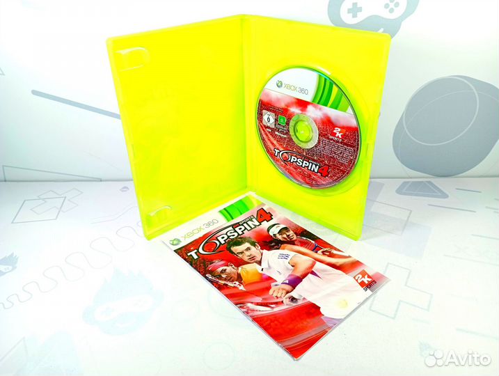 Диск для Xbox 360 Top Spin 4 б/у с гарантией