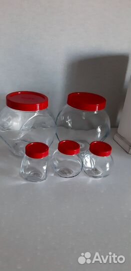 Набор турецких баночек для сыпучих