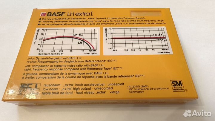 Аудиокассета Basf LH extra I 90, Germany