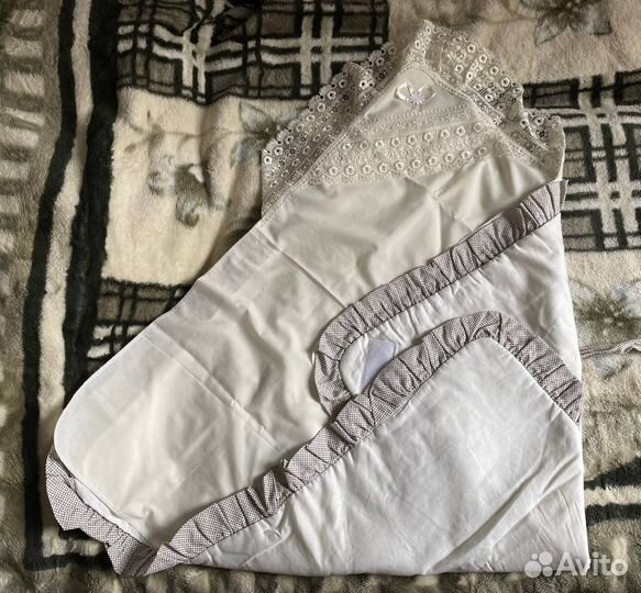 Детский конверт на выписку