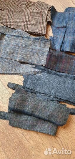 Отрез ткани твид